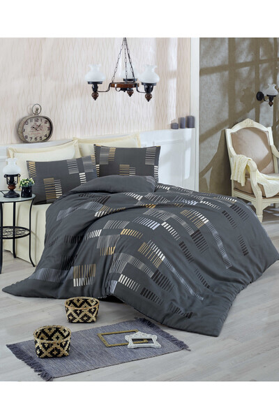 FARİKA Set dublu de huse de pilotă Husă de pilotă: 200 X 220 Cm Cearșaf plat:...