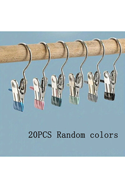 Choice1 20PCS Random colors 20PCS Boot Hanger Clips,Laundry Hanging Hooks Clo...
