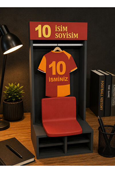 Pixra Diorama Kişiye özel futbol Soyunma Odası Temalı Forma Standı - Futbol S...
