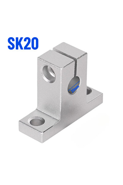 Choice11 2pcs SK20 2/4PCS Sk8/10/12/16/20/25/30mm Aluminum Alloy Linear Beari...