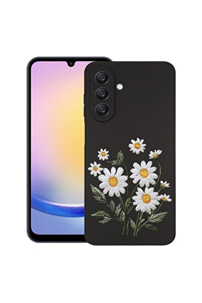 bestcase Ултра тънък TPU калъф, съвместим със Samsung Galaxy A54 5G, Флорален...
