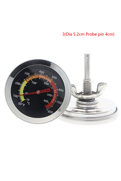 Choice3 Style-3 Stainless Steel BBQ Smoker Grill Thermometer Temperature Gaug...