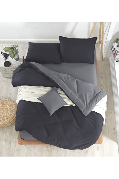 FARİKA Double Quilt Cover Set Duvet Cover: 200 X 220 Cm (1 Piece) Flat Sheet:...
