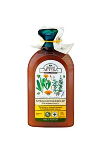 ZELENAYA APTEKA Balsam pentru Par Gras cu Extract de Galbenele si Ulei de Roz...