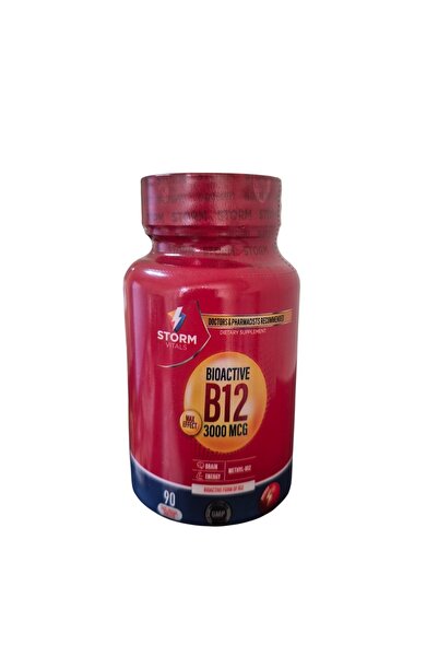 STORM VİTALS Vitamin B12 3000 Mcg 90 Sublingual Tablets