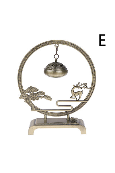 choice2 E Lotus Flower Incense Burner Retro Hollow Out Zinc Alloy Hanging Lot...