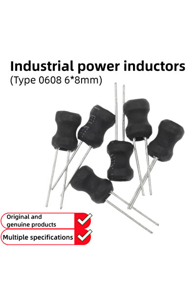 Choice4 10pcs 10MH 10PCS,0608,6*8mm I-shape Power Inductor Inductance Copper ...