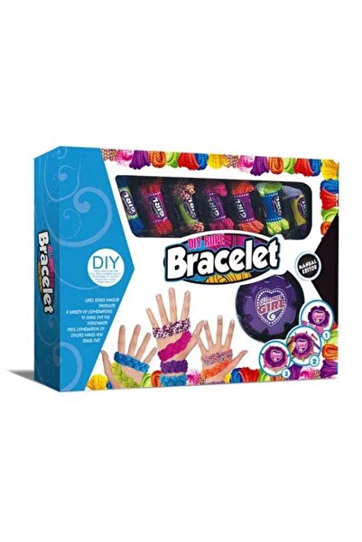 Toybox Toy Box DIY Bracelet Making Kit for Girls, Braided Rope Jewelry Craft ...