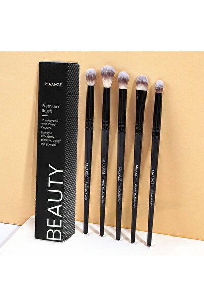 Choice Black MAANGE 5pcs Eye Detail Makeup Brush Contour Brush Eyeshadow Brus...