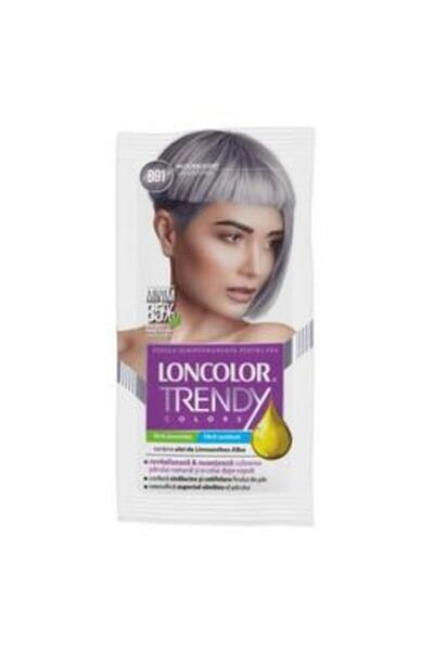 Loncolor Vopsea de Par Semipermanenta - Trendy Colors, nuanta B91 Gri Albastr...
