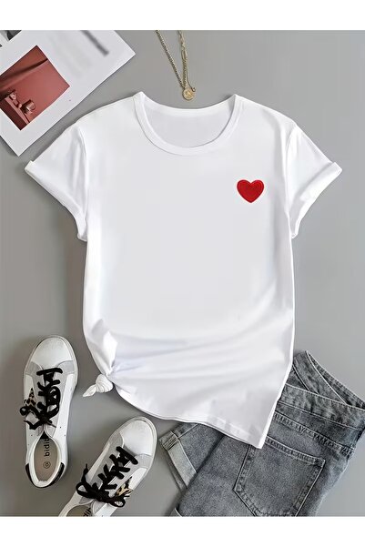 puolikuu Tricou unisex cu croială confortabilă, cu panglică și imprimeu dublu