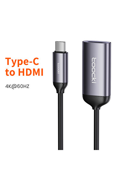 Choice3 toocki 0.15M 1PCS Gray Toocki USB C To HDMI Cable 4K 60Hz Type C HDMI...