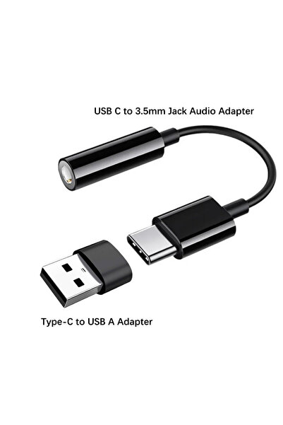 Choice قطعتان من محول USB Type C إلى مقبس صوت 3.5 ملم، بطاقة صوت خارجية، محول...