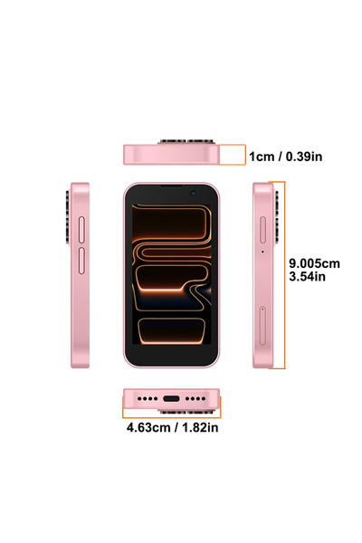 Choice4 Standard Version Pink SOYES i17 Mini Smartphone 3.0" Display 2GB RAM ...