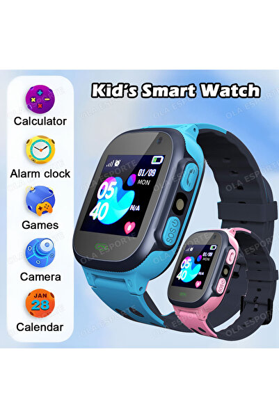 Choice5 1Pk1Bl Smart Watch For Kids With GPS Locator, Waterproof Children's W...