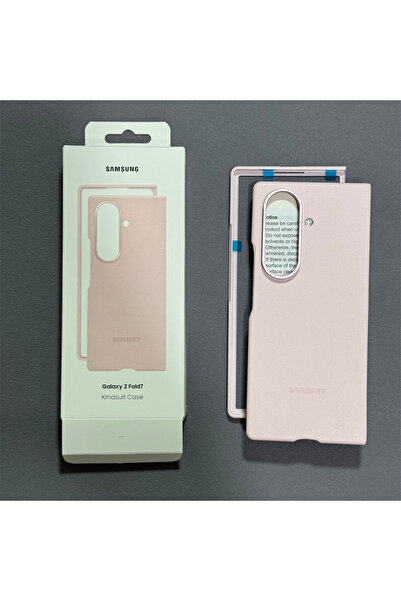 Choice8 SAMSUNG For Z Fold 7 Pink Original Leather Case For Z Fold 7 5G Slim ...