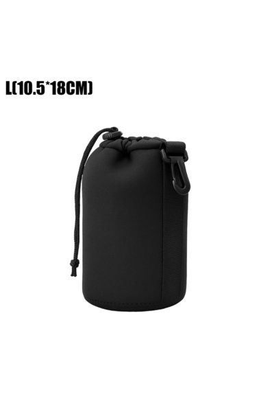 choice2 L-1PCS 1/4Pcs Camera Lens Pouch Bag Neoprene Waterproof Soft Video Ca...