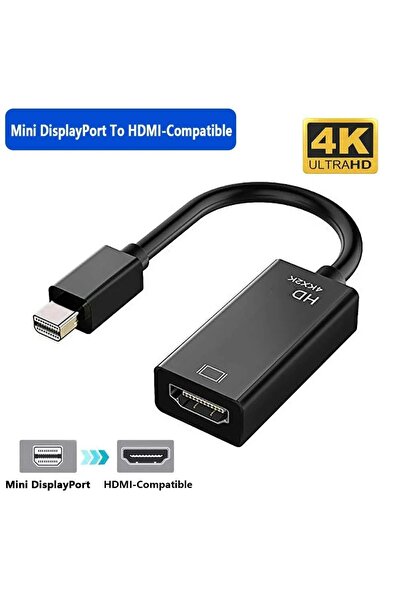 Choice1 Black 4K Mini DisplayPort to HDMI Adapter 4K 60Hz Thunderbolt to HDMI...