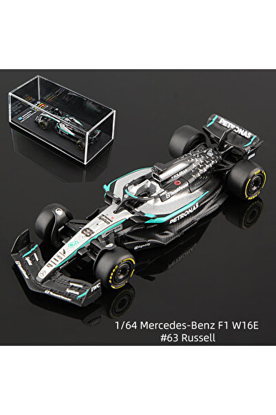 Choice5 63-RUS-مع غطاء بوراجو 1:64 2025 F1 مع غطاء واقي من الغبار نموذج سيارة...