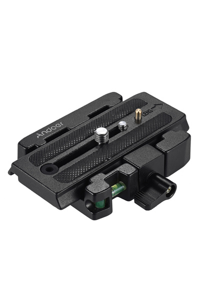Choice black Andoer Video Camera Tripod Quick Release Clamp Adapter with Quic...