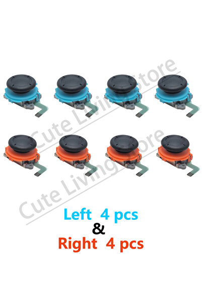 Choice6 Left 4 Right 4 Original GinFull 3D Joystick for NS2 JoyCon 2 Controll...