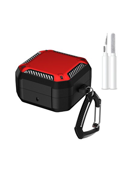 Choice21 For Galaxy Buds 4Pro Red with Pen 2026 For Buds 4 /Buds 4 Pro Case C...