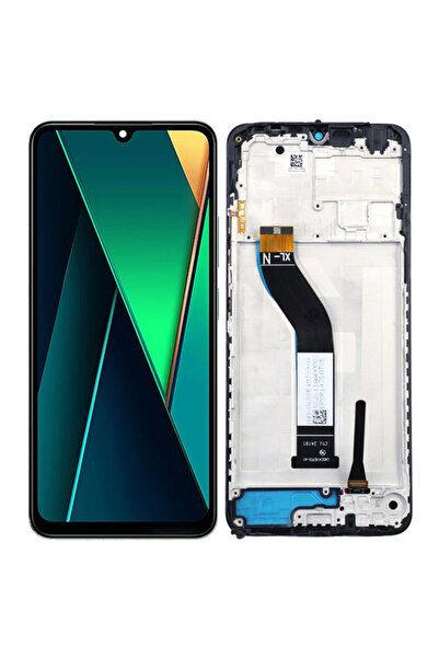 Choice شاشة جديدة مقاس 6.88 بوصة مع إطار لهاتف بوكو سي 75، شاشة عرض LCD تعمل ...