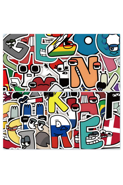 Choice 50PCS 50PCS Cute Cartoon Alphabet Lore Graffiti Sticker Children Gift ...