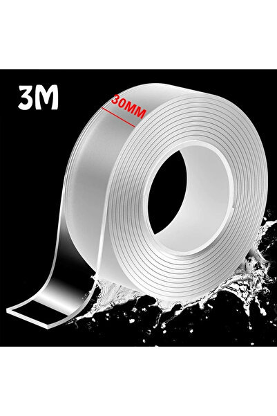 Choice4 شريط لاصق نانو شفاف مزدوج الجوانب 30 مم 3M 1M/3M/5M، شرائط لاصقة شفاف...