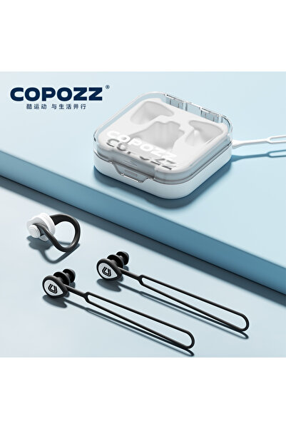 choice2 Black set COPOZZ Summer Swimming Earplugs and Nose Clip Set Silicone ...
