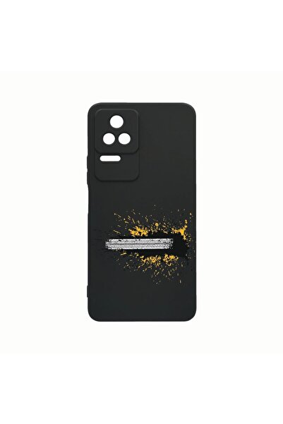 bestcase Силиконов калъф, съвместим с Xiaomi Poco M5s, с шарка на гуми, устой...