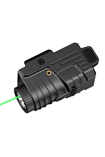 Choice1 Green and white 800LM Tactical Flashlight with Red/Green Laser Combo ...