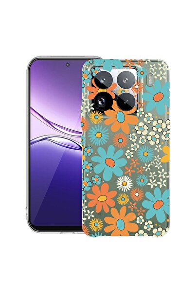 bestcase ¬Æ Husa Clear Slim Silicon Compatibila cu Xiaomi 15, Flowers Pattern...