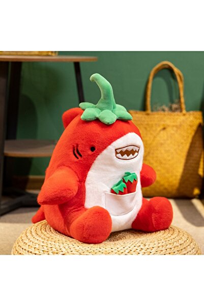 Choice 30cm Shark pepper 30cm Hot Red Pepper Shaped Shark Plush Toy Stuffed A...