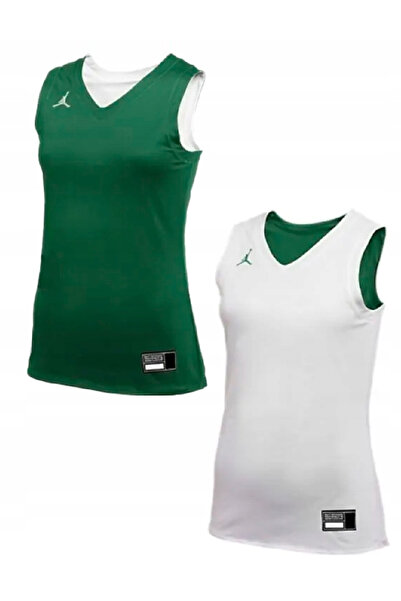 Evendi Reversible tank top, dark green/white