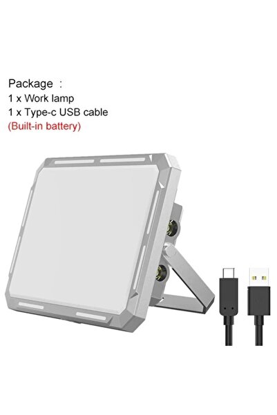 Choice مصباح خيمة محمول LED أبيض اللون KXK686 قابل لإعادة الشحن، كشاف عالي ال...