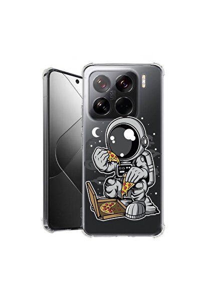 bestcase ¬Æ Husa pentru Xiaomi 15, Anti Shock 1.5MM, Astronaut Pizza, Protect...