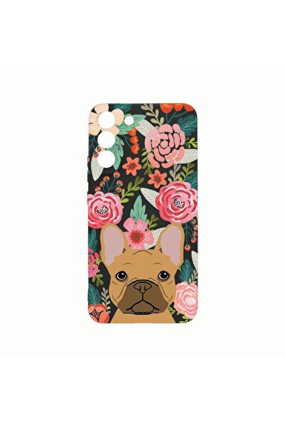 bestcase Husa Silicon, Compatibila Cu Samsung Galaxy S21, Dog and Flowers, Re...