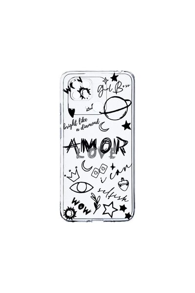 bestcase Διαφανής Θήκη Σιλικόνης 2MM, Συμβατή με Xiaomi Redmi 10C, Goth Love,...