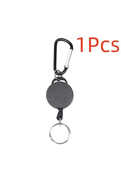 Choice 1Pcs Stainless Steel Rope Camping Telescopic Burglar Chain Key Holder ...