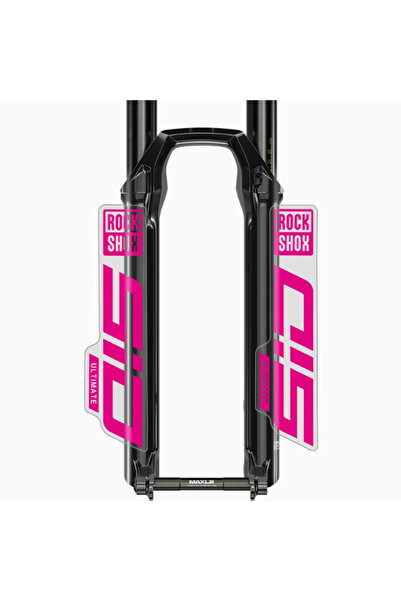 Choice1 ملصقات واقية وزخرفية وردية اللون لشوكة RockShox SID الأمامية للدراجات...