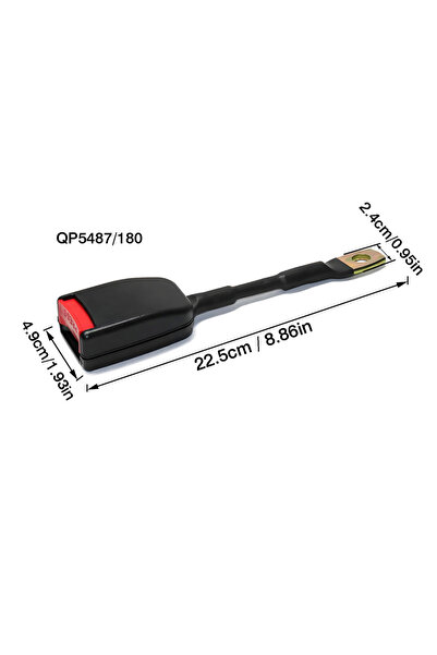 Choice3 QP5487 22.5cm Car seat belt buckle Car Seat Safety Belt Extender Clip...