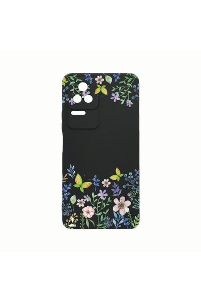 bestcase Θήκη Σιλικόνης, Συμβατή με Xiaomi Poco M5s, Σχέδιο Πεταλούδες και Λο...