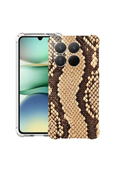 bestcase ¬Æ Husa Anti Shock Compatibil cu Xiaomi 15T, cu Design Snake Skin Pa...