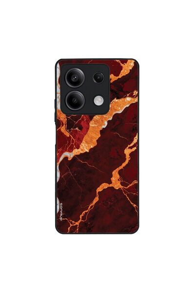 Sonique Θήκη Marble Series για Xiaomi Redmi Note 13 5G Κόκκινο