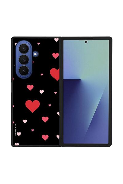 Sonique Θήκη Heart Series για Samsung Galaxy Z Fold 7 Μαύρο