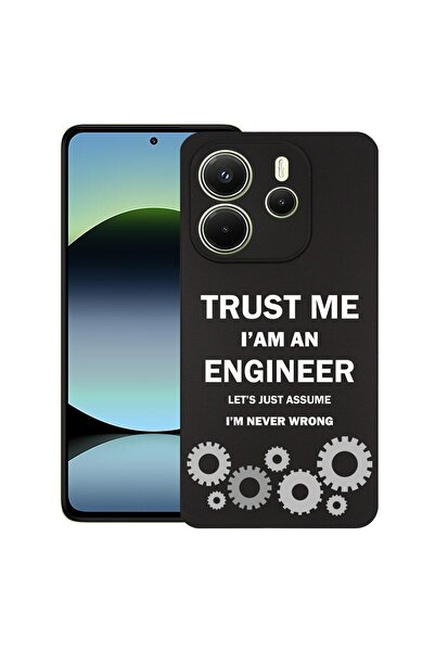 bestcase ¬Æ Husa Slim Silicon pentru Xiaomi Redmi Note 14 4G, Trust me I'm an...