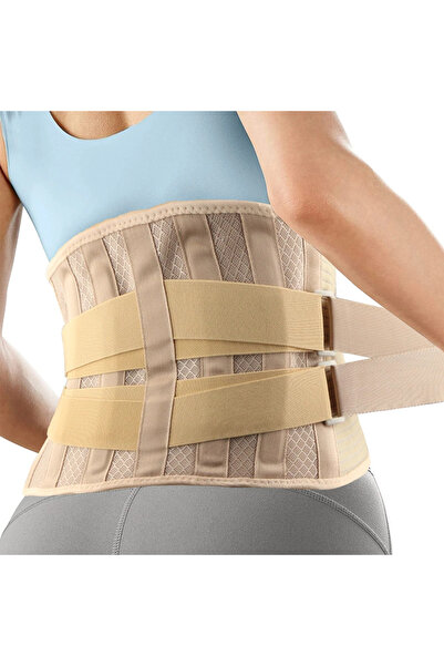 Choice3 XXL Beige-1PCS 1Pcs Back Brace for Lower Back Pain with 6 Stays,Breat...