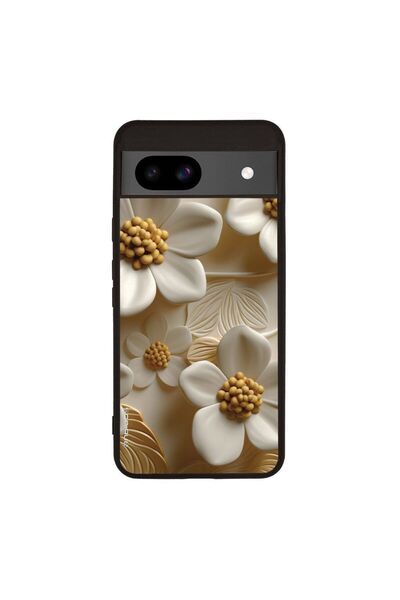 Sonique Θήκη 3D Flower Series για Google Pixel 8a 5G Λευκό