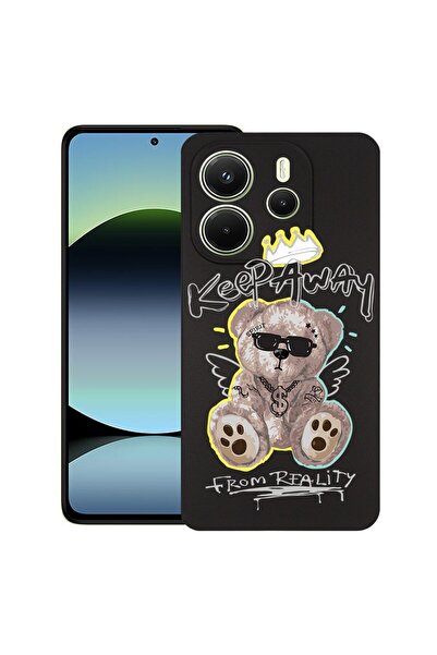 bestcase Калъф за Xiaomi Redmi Note 14, Мече, който да не се докосва, Тънък с...